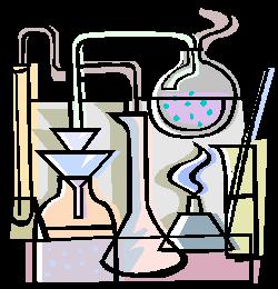Imagen de diversos aparatos de laboratorio que pueden servir para separar mezclas.